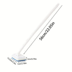 3 Pcs Bathroom Wall Brush Long Handle Floor Bathtub Cleaning Sponge Brush