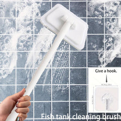 3 Pcs Bathroom Wall Brush Long Handle Floor Bathtub Cleaning Sponge Brush