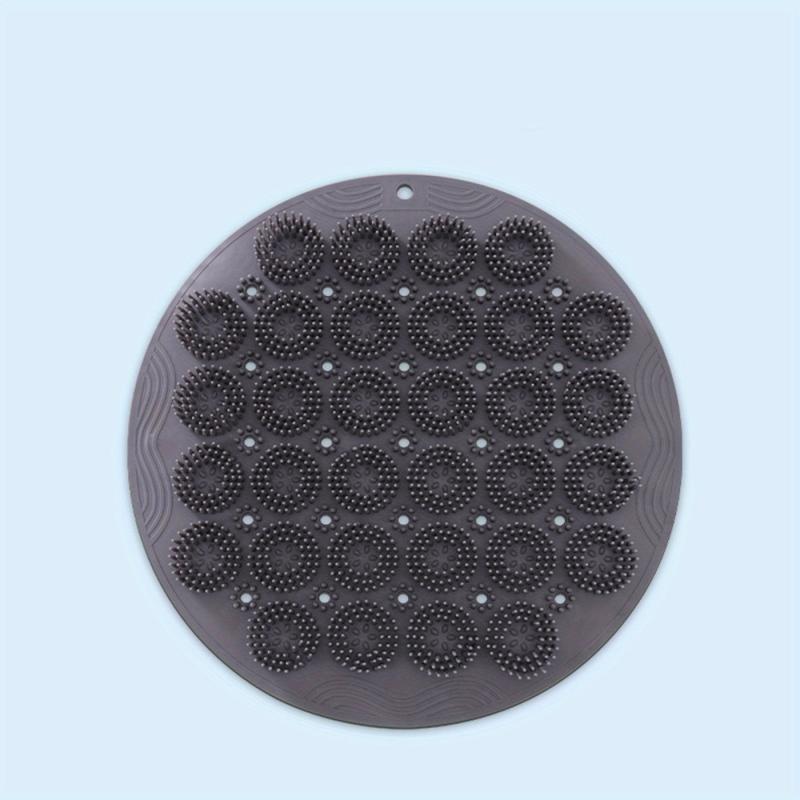 2pcs Silicone Bath Massage Pad Shower Foot Massager Scrubber