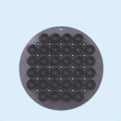 2pcs Silicone Bath Massage Pad Shower Foot Massager Scrubber