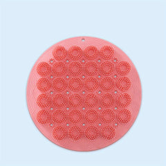 2pcs Silicone Bath Massage Pad Shower Foot Massager Scrubber