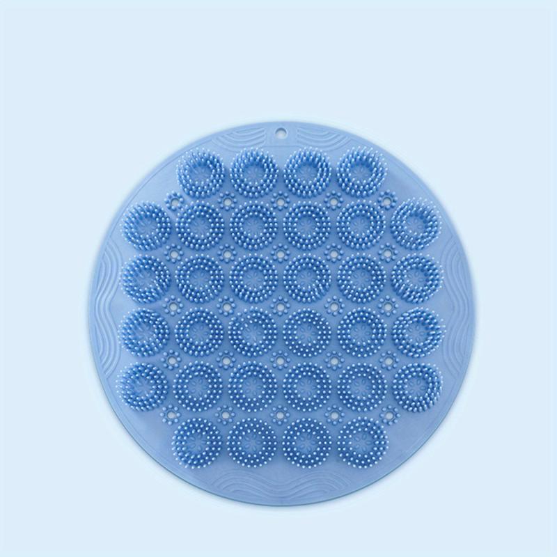 2pcs Silicone Bath Massage Pad Shower Foot Massager Scrubber