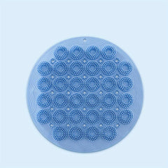 2pcs Silicone Bath Massage Pad Shower Foot Massager Scrubber