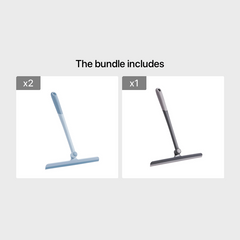 Long Handle Shower Squeegee for Glass Doors Mirrors Tiles and Cars