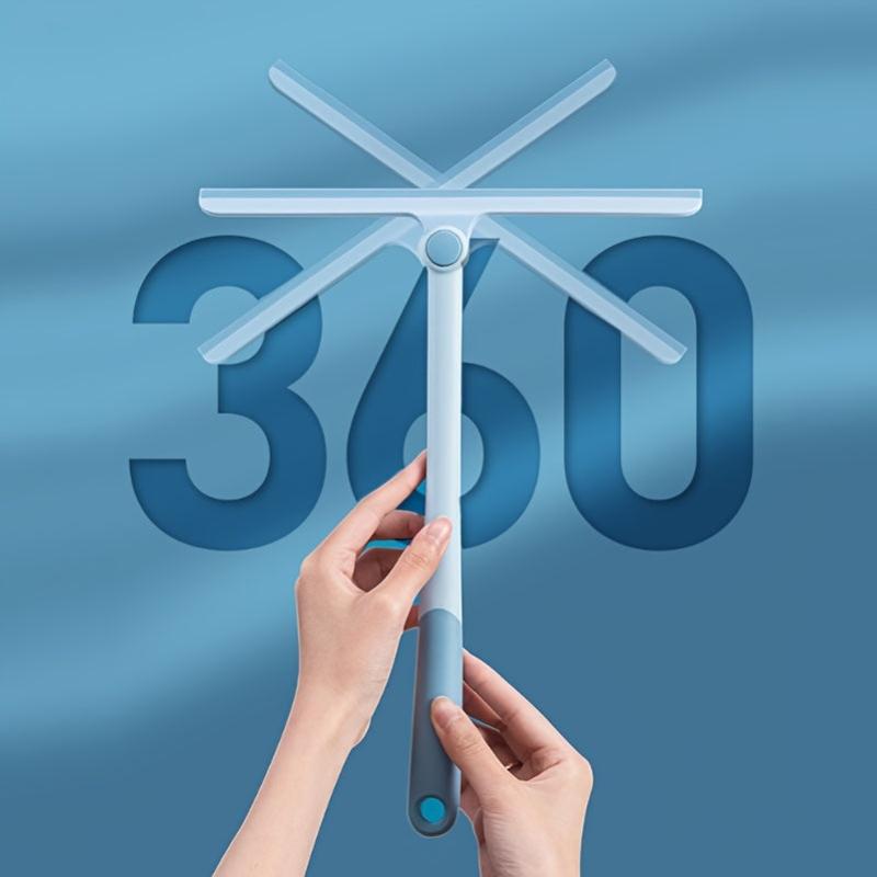 Long Handle Shower Squeegee for Glass Doors Mirrors Tiles and Cars