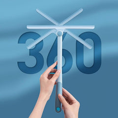 Long Handle Shower Squeegee for Glass Doors Mirrors Tiles and Cars