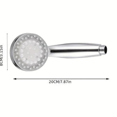 7 Colors Changing LED Shower Head Rainfall Shower Sprayer