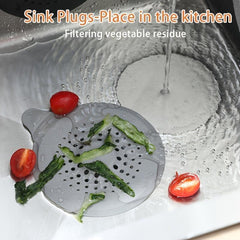 Silicone Hair Catcher for Shower Drain Easy Clean Bathroom Kitchen Tools