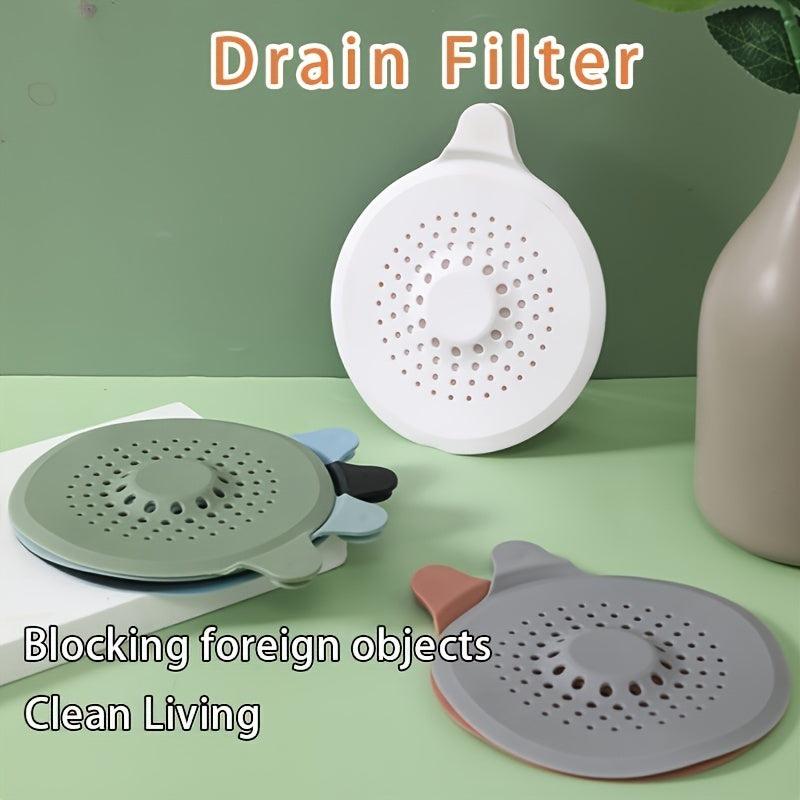 Silicone Hair Catcher for Shower Drain Easy Clean Bathroom Kitchen Tools