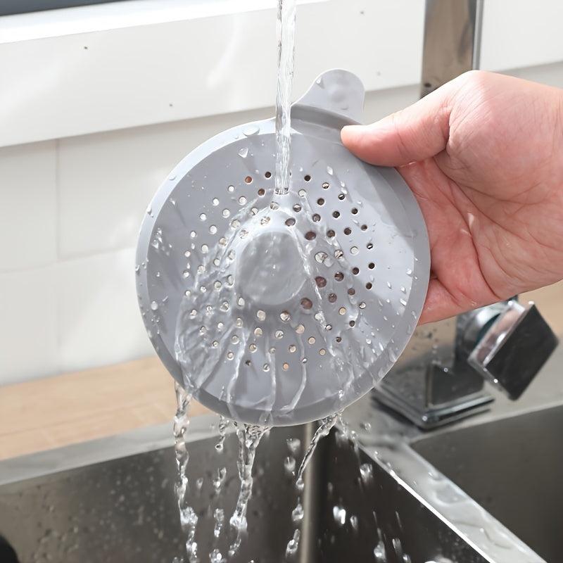 Silicone Hair Catcher for Shower Drain Easy Clean Bathroom Kitchen Tools