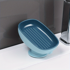 Double Layer Soap Dish Suction Cup Holder Bathroom Accessories