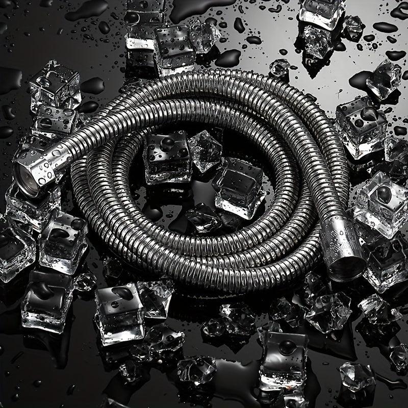 Stainless Steel Shower Head Hose 59in Replacement Bathroom Flexible Tube