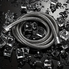 Stainless Steel Shower Head Hose 59in Replacement Bathroom Flexible Tube