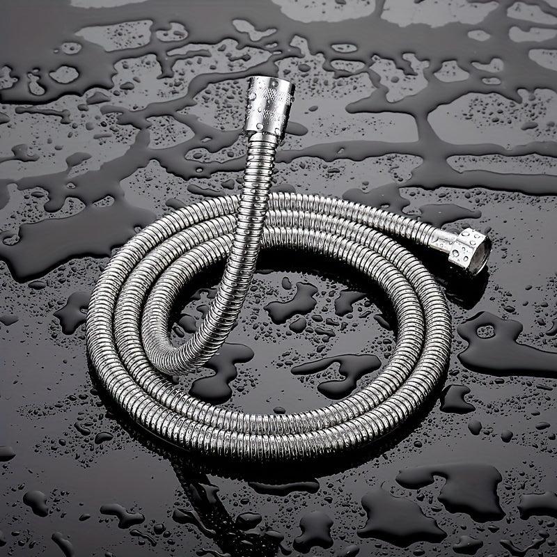Stainless Steel Shower Head Hose 59in Replacement Bathroom Flexible Tube