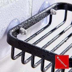 Aluminum Soap Tray Wall Mount Bathroom Kitchen Soap Holder