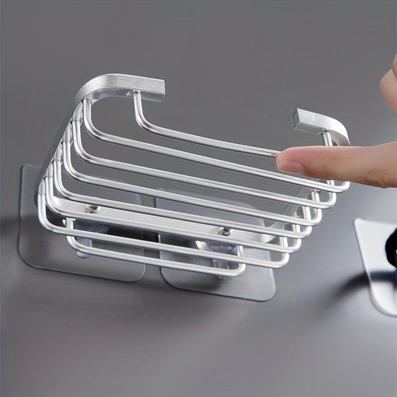 Aluminum Soap Tray Wall Mount Bathroom Kitchen Soap Holder