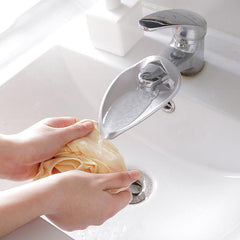 1pc Faucet Extender Plastic Faucet Extender Kitchen Bathroom Faucet Extender