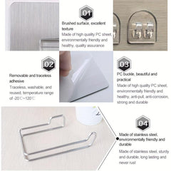 Stainless Steel Tissue Paper Holder for Toilet Kitchen