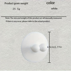 2pcs Toothbrush Holders Suction Cup Wall mounted Toothbrush Brackets