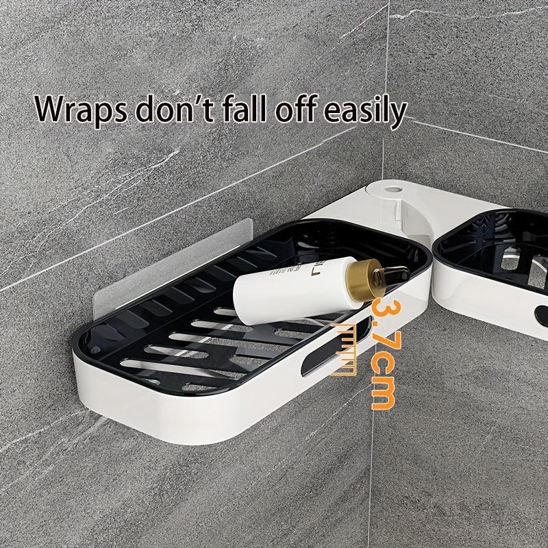 Rotatable Double Layer Wall Mounted Storage Rack