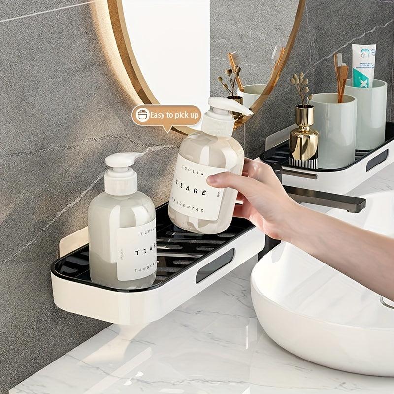 Rotatable Double Layer Wall Mounted Storage Rack
