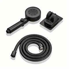 3pcs High Pressure Shower Head Adjustable Water Saving Shower Head For Bathroom