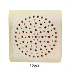 20pcs Disposable Shower Drain Hair Catcher Stickers Mesh Shower Drain Covers