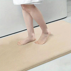 Soft Memory Foam Bath Mat Absorbent Doormat Anti Slip for Bathroom