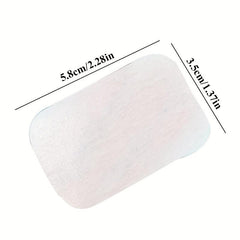 100PCS Portable Hand Washing Soap Sheets Travel Scented Soap