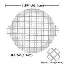 8pcs Disposable Shower Drain Hair Catcher Mesh Stickers