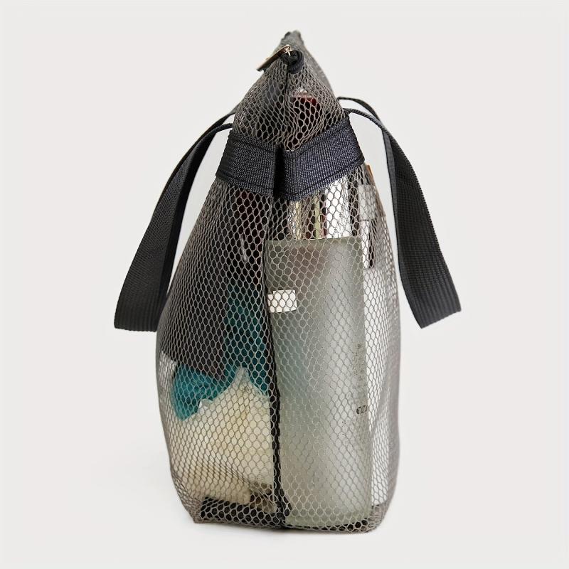Mesh Shower Caddy Bag Hanging Organizer for Travel Gym Camping Beach Bathroom