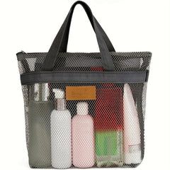 Mesh Shower Caddy Bag Hanging Organizer for Travel Gym Camping Beach Bathroom