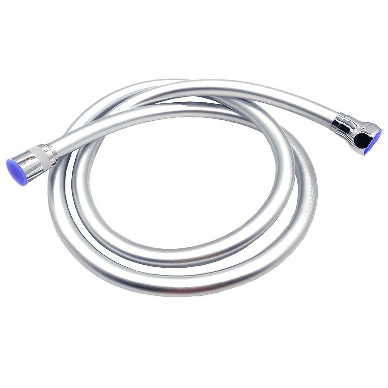 4.92ft Flexible PVC Shower Hose Universal Interface Bathroom Accessory