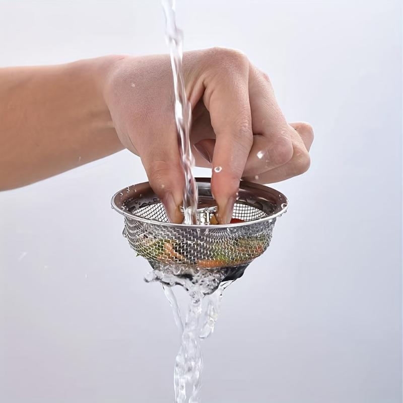 Stainless Steel Sink Drain Filter Anti Clog Drain Stopper