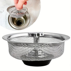 Stainless Steel Sink Drain Filter Anti Clog Drain Stopper
