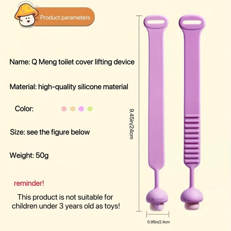 Toilet Lid Lifter Silicone Anti Dirty Handle Opener