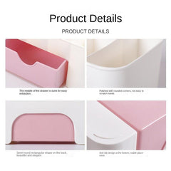 Stylish Cosmetic Storage Box with Makeup Drawer Organizer