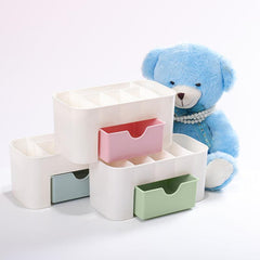 Stylish Cosmetic Storage Box with Makeup Drawer Organizer