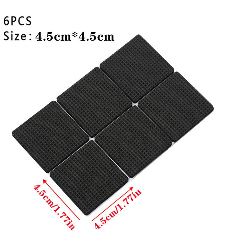 Furniture Pads Adhesive Rubber DIY Furniture Feet Pad Table Legs Mats
