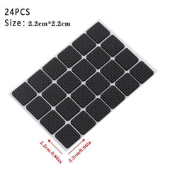 Furniture Pads Adhesive Rubber DIY Furniture Feet Pad Table Legs Mats