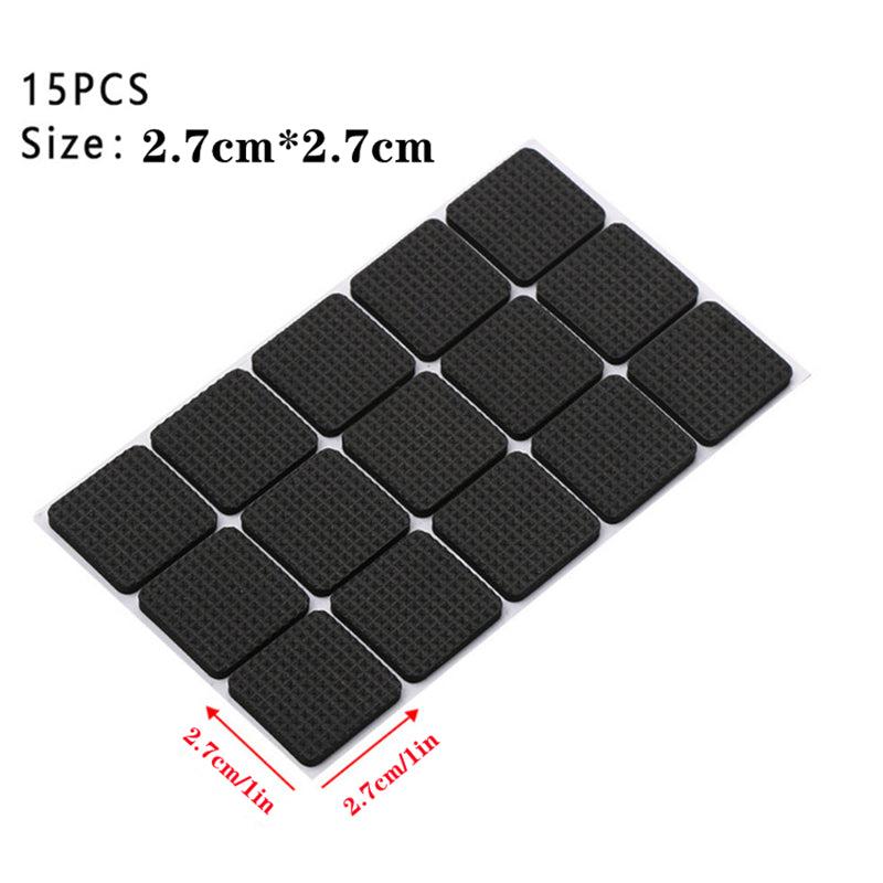 Furniture Pads Adhesive Rubber DIY Furniture Feet Pad Table Legs Mats