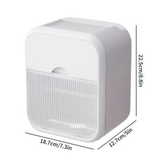 Waterproof Double Layer Bathroom Tissue Box Wall Mounted