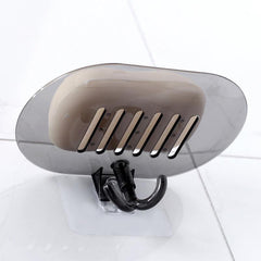 Wall Mounted Soap Dish Self Draining Soap Holder Bathroom Storage Rack
