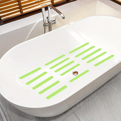 6pcs Luminous Bathroom Non slip Stickers Diamond Pattern Tub Tape