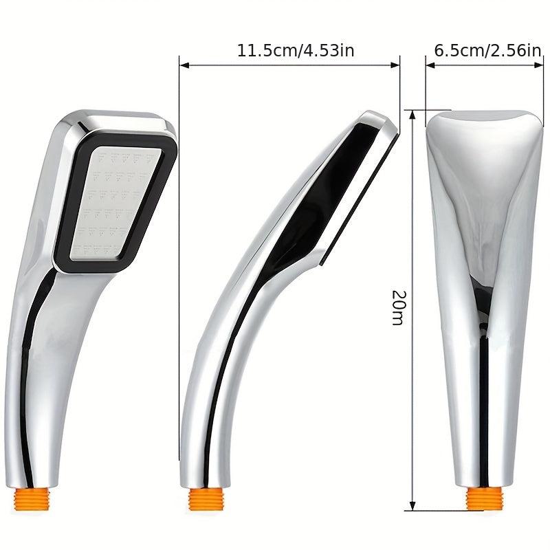 Square Handheld Shower Head Pressurized Lotus Head Water Saving Shower Head