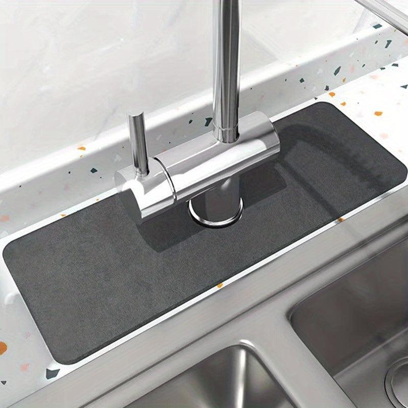 Faucet Suction Pad for Kitchen and Bathroom Sinks - Prevents Splashing