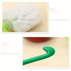 Long Handle Cherry Toilet Bowl Cleaning Brush