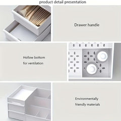 Drawer Cosmetic Storage Box Makeup Organizer Large Capacity
