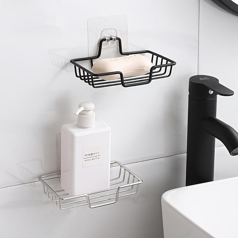 Stainless Steel Soap Holder Wall Mounted Bathroom Storage Bracket