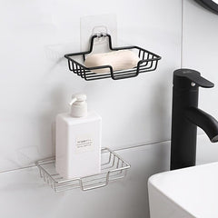 Stainless Steel Soap Holder Wall Mounted Bathroom Storage Bracket